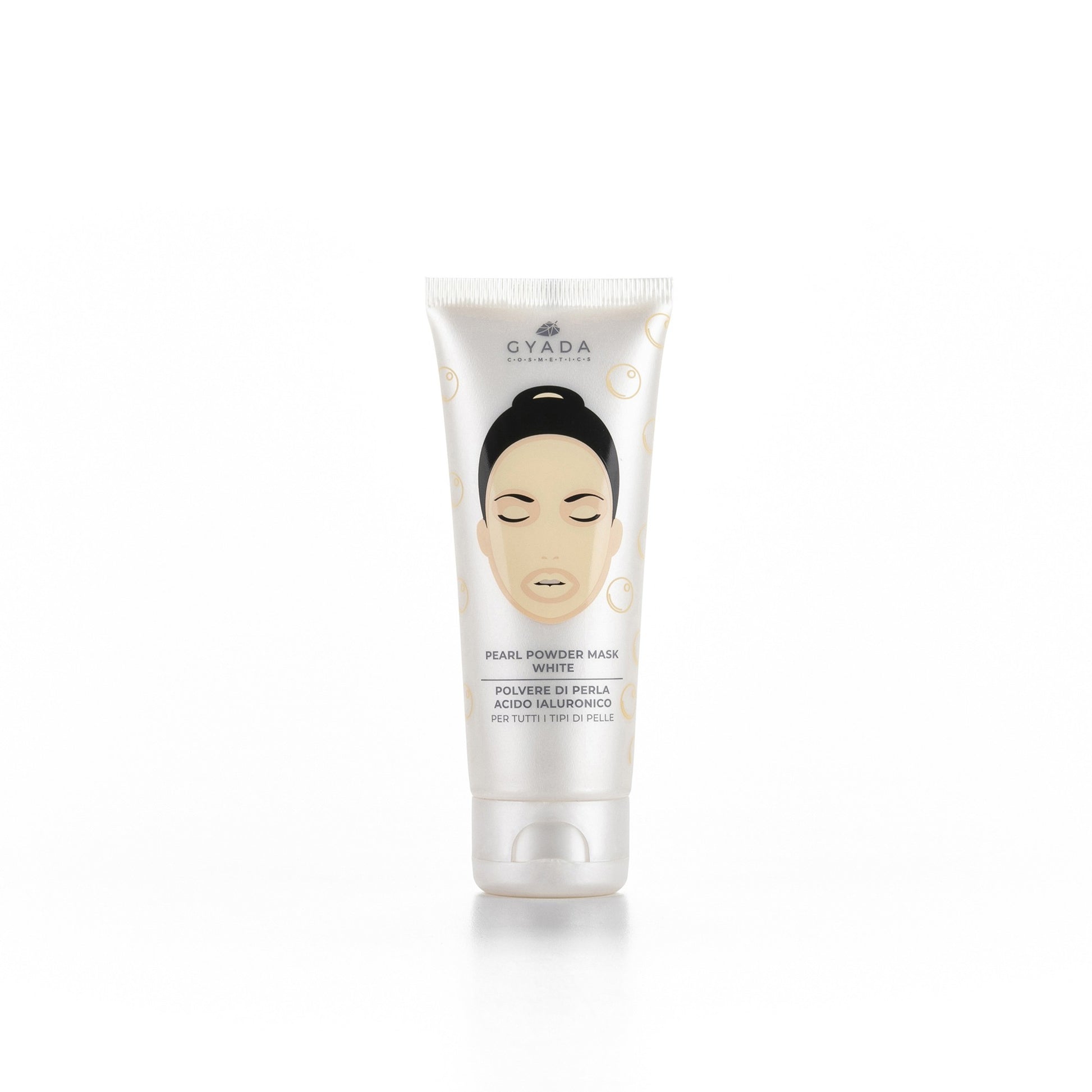 Mascarilla facial con polvo de perlas - Blanco - Yumibio Espana