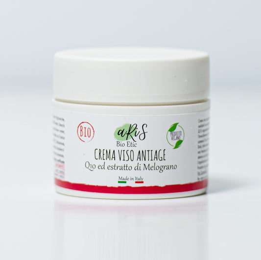 Crema facial con Q10 y Granada - Yumibio Espana