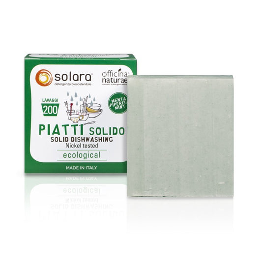 Jabón para platos sólido - Menta - Yumibio Espana