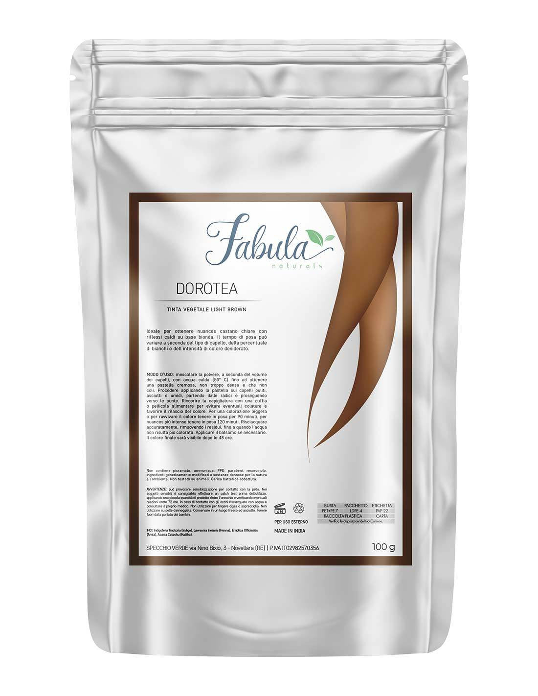 Tinte Vegetal Marrón Claro - Dorotea - Yumibio Espana