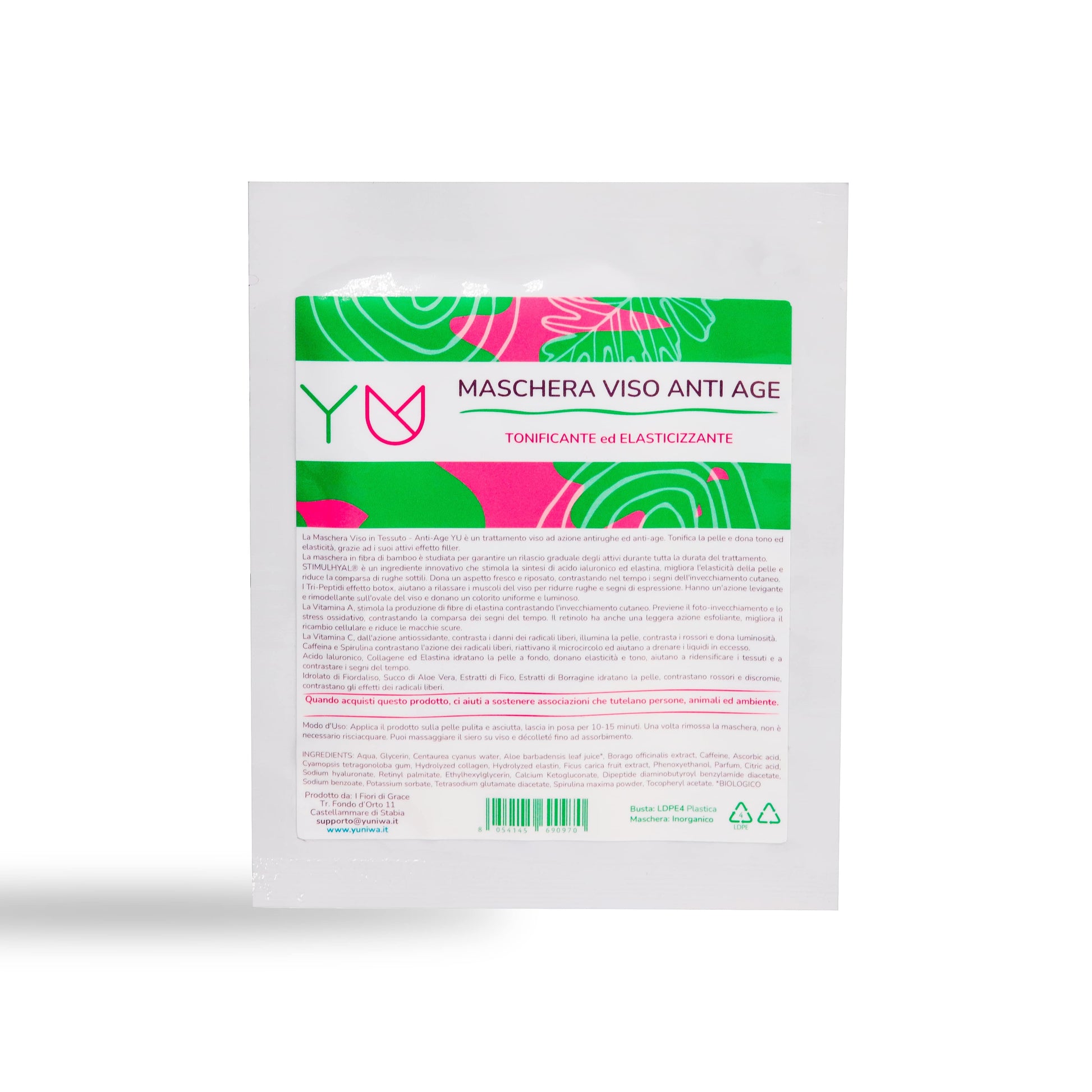 Mascarilla de Tela - Anti-Edad - Yumibio Espana