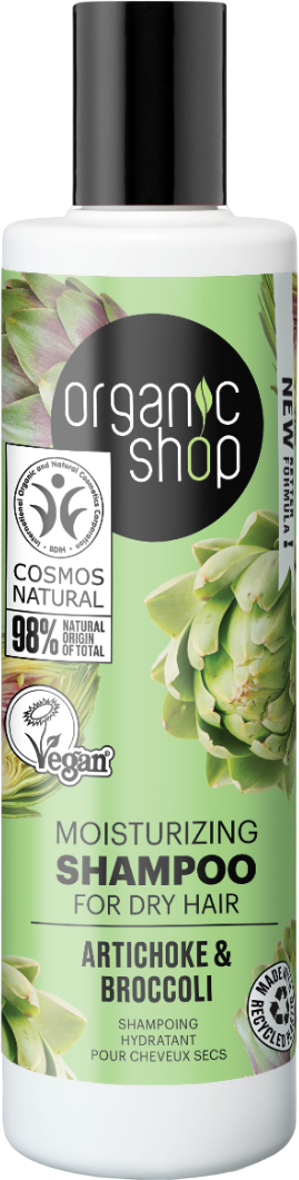 Champú Hidratante Intensivo con Brócoli y Alcachofa - Yumibio Espana