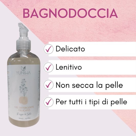 Gel de baño delicado - Raggio di Sole - 500 ml - Yumibio Espana