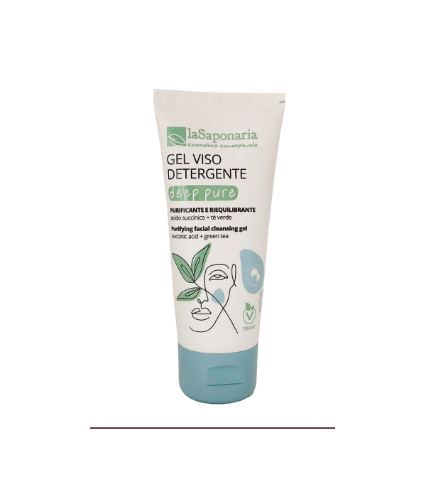 Deep Pure - Gel Facial Limpiador y Reequilibrante - Yumibio Espana