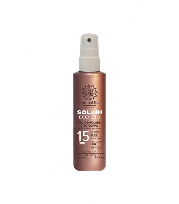 Fluido Solare Viso Corpo SPF 15 con Protezione Bassa - Yumibio Espana