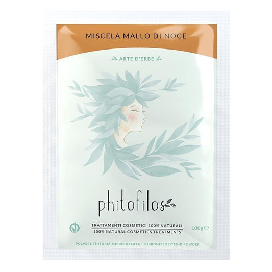 Mezcla de tinte natural para cabello - Tono castaño - Yumibio Espana
