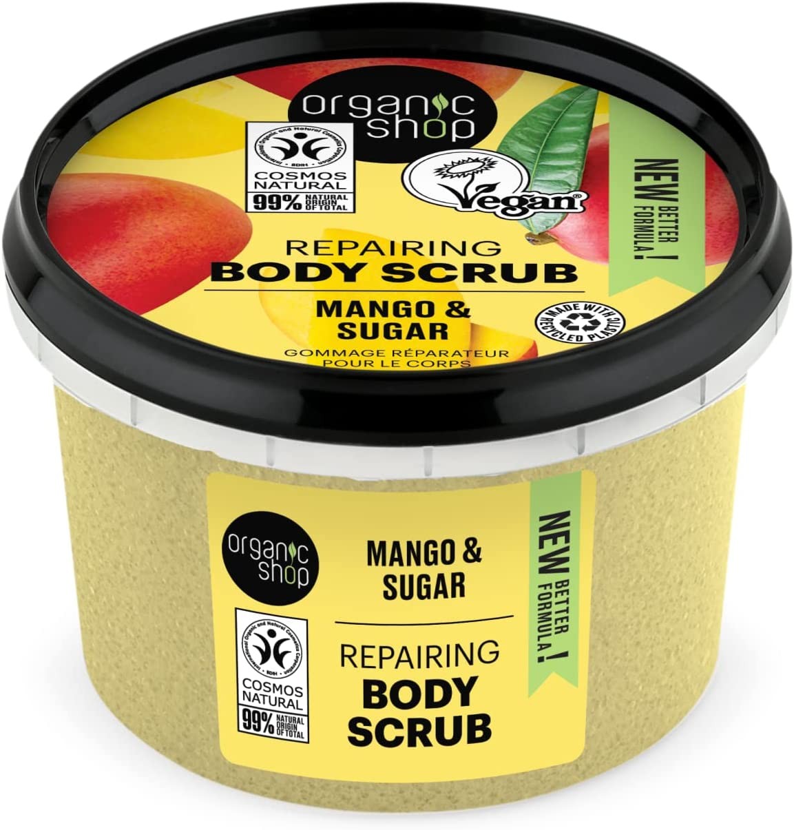 Exfoliante corporal natural de mango de Kenia - Yumibio Espana