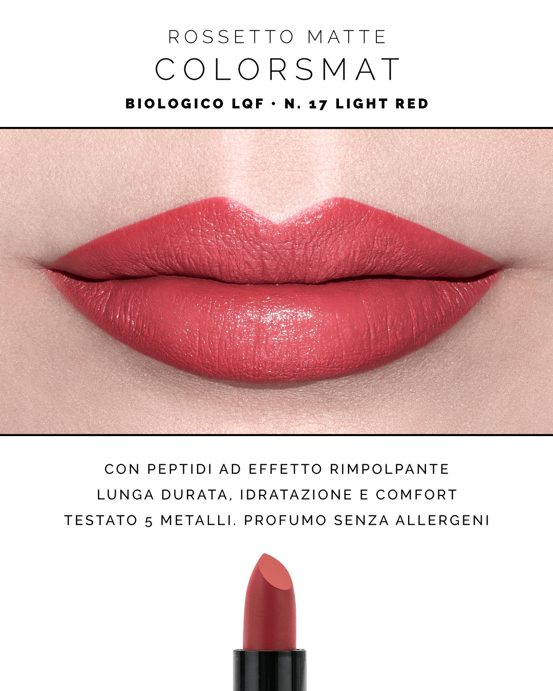 Barra de labios efecto voluminizador - Rojo claro - Yumibio Espana