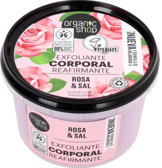Exfoliante Corporal Natural con Rosa Damascena - Yumibio Espana