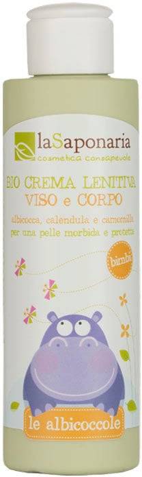 Crema corporal facial calmante orgánica para niños - Yumibio Espana