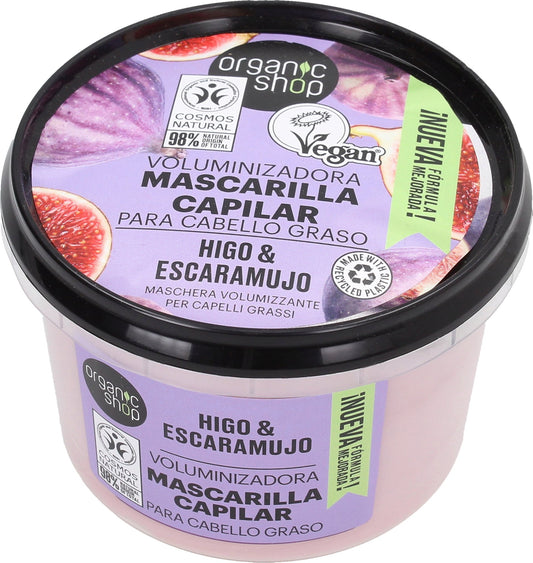 Mascarilla Capilar Voluminizadora y Reequilibrante con Higo Chumbo - Yumibio Espana